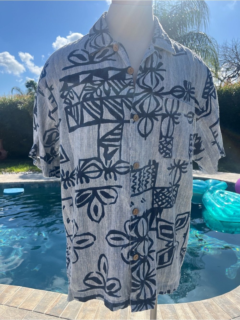 O'Neill vintage 90s Hawaiian Button-Down Shirt